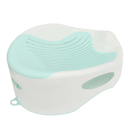 Hamwesh Baby Bath Support, Non Slip Bath Seat Cushion with Net for Newborn Infant Bathtub or Sink Bathing (Green) (photo 3)
