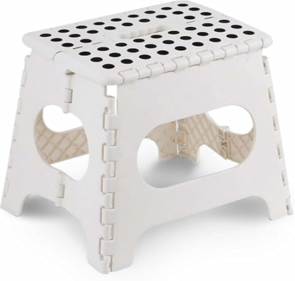 KOSMIIC Foldable Plastic Step Stool for Home and Office use – Heavy Duty Non-Slip Folding Stool for Bathroom, Kitchen