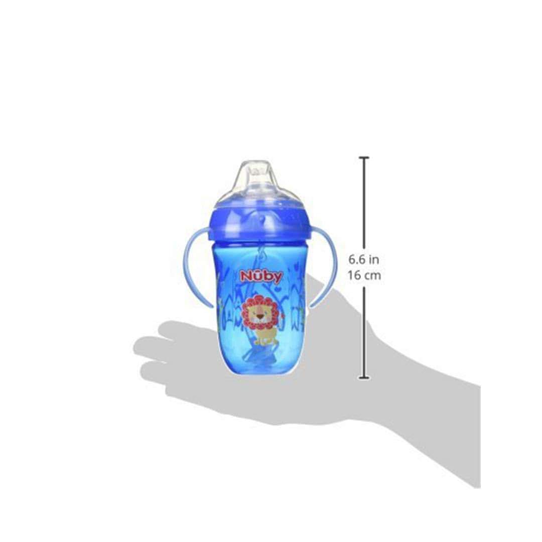 Nuby 2 Pack Comfort Trainer Cups with Handles, 9 oz