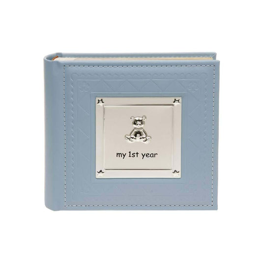 Shudehill Giftware Joe Davies Album-My First Year Blue Baby Boy Album-77802, Photo Size 6x4
