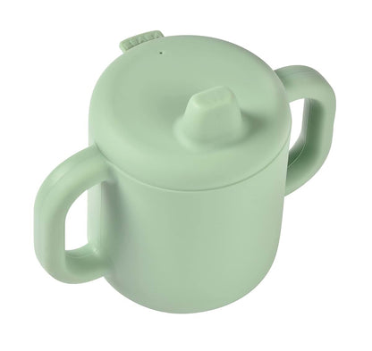 Béaba Beaba Silicone Sippy Cup, 5.5 oz, Silicone Material, Leakproof Lid, for Baby Toddler, Sage (photo 3)