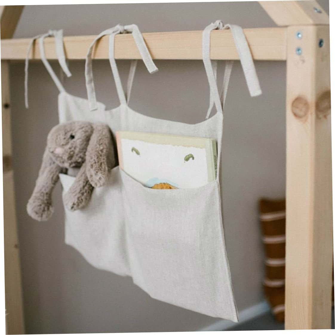 Jorzer Nappy Organiser Hanging Storage Bag Crib Pocket