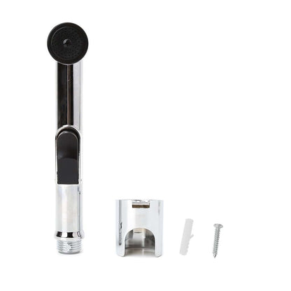 BEIDUOYANG Toilet Handheld Bidet Sprayer Shattaf Cloth Diaper Sprayer ABS Polished Silver