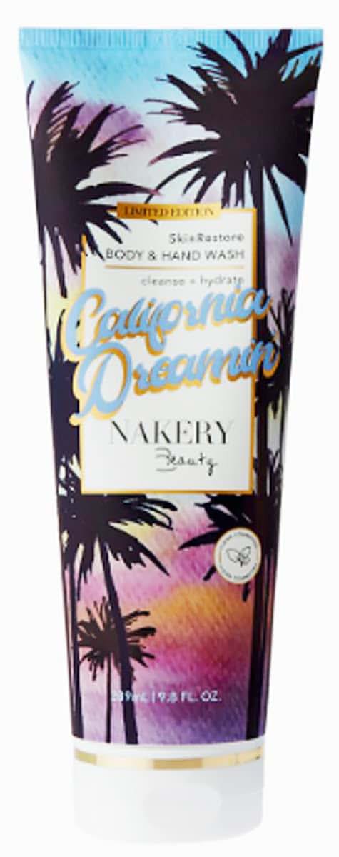 Nakery Beauty California Dreamin' SkinRestore Body + Hand Wash, Sulfate-Free