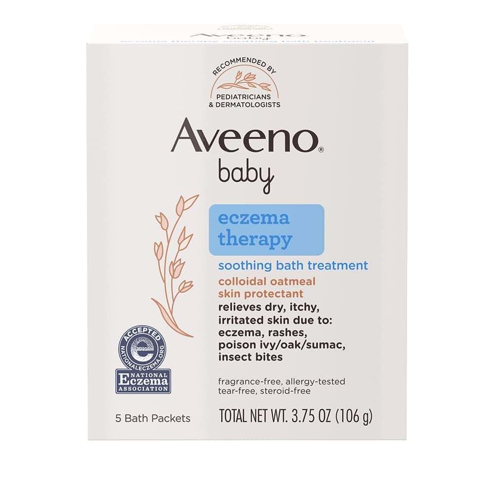 Liarminoo Baby Eczema Therapy Soothing Bath Treatment, 30 Packets