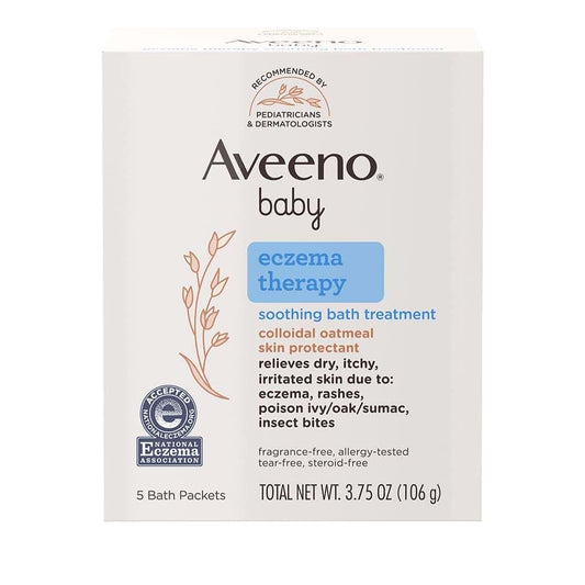 Liarminoo Baby Eczema Therapy Soothing Bath Treatment, 30 Packets