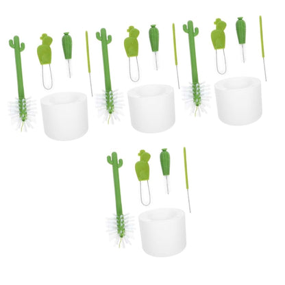 Multi-Function Silicone Cleaning Brush Set for Household Grooves and Lids