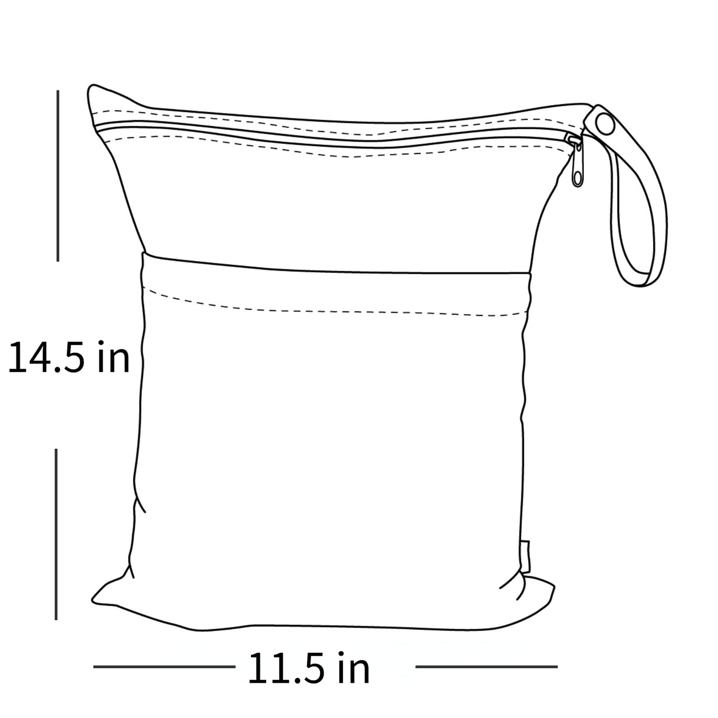 Alva Baby Cloth Diaper Wet Dry Bag