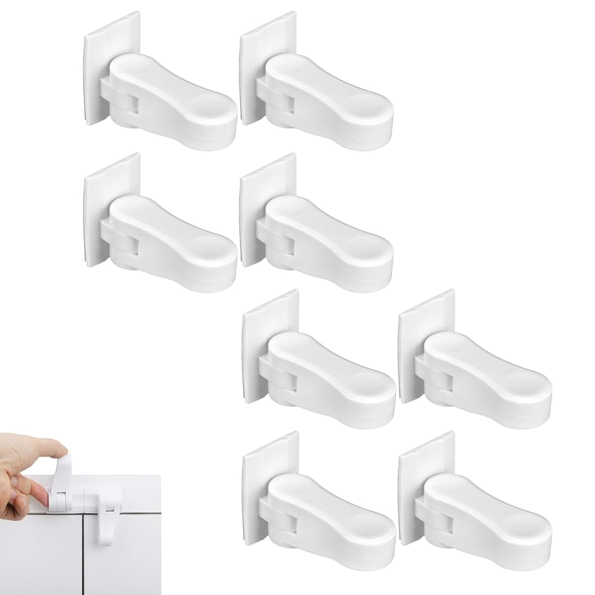 Child Proof Cabinet Locks for Drawers and Wardrobes | Adhesive Safety Hardware