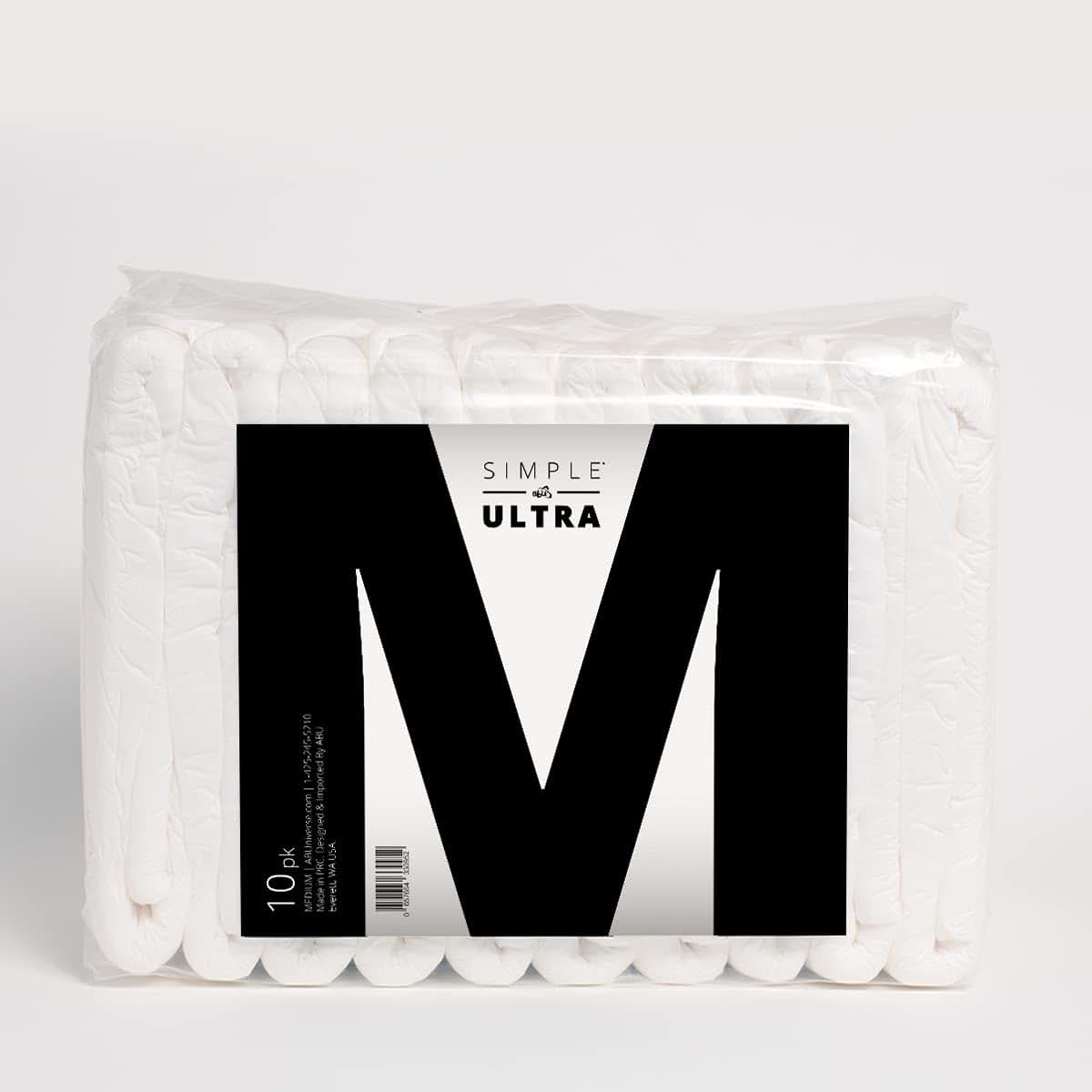 AB Universe ABUniverse Simple Ultra Diapers - Pack of 10 (Extra Large)