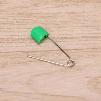 BabyOneStop 20-Piece Cloth Diaper Safety Pins, Stainless Steel Locking Head, Colorful Set