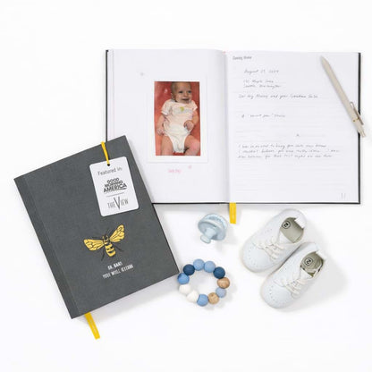 Savor The First Five Years Baby Memory Book and Scrapbook Album