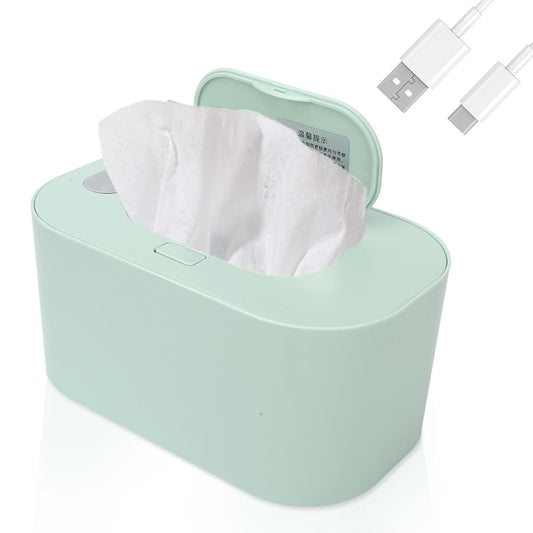 Gsycle Portable Wet Wipe Warmer and Dispenser, Green