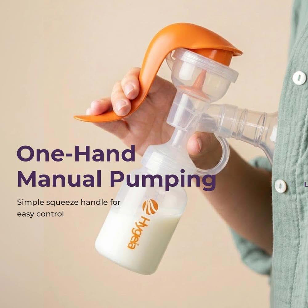 Hygeia Manual Breast Pump for Portable Single-Hand Use