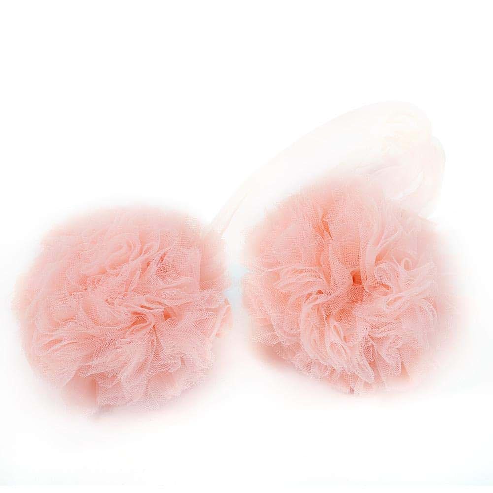 Flower Ball Bed Decor Baby Hanging Canopy for Babies Crib Accessories Wall Pendant Decoration for Kids Room (Pink)
