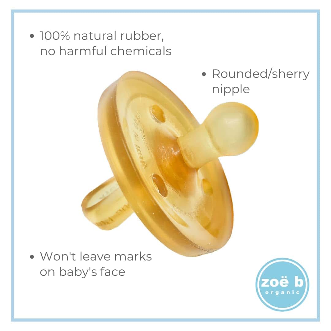 Small Natural Rubber Pacifier for Newborns and Preemies