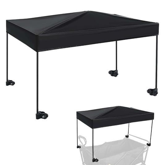 VOONKE Wagon Canopy Cover 22 x 38.2 Inch Polyester with Fiberglass Rods
