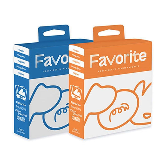 DREAMUS POW Favorite 1st EP Album CD+Folding poster on pack+Photo sleeve+Textbook+Photo sticker+Selfie photocard+ID