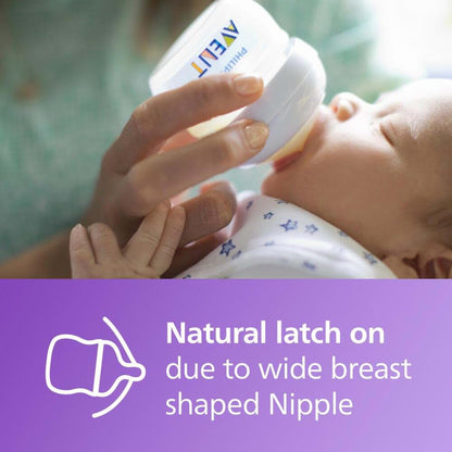Philips Avent Natural Baby Bottle 2oz First Flow 2-Pack (photo 2)