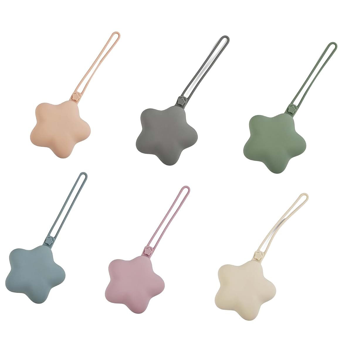 Psdndeww Star Shaped Silicone Pacifier Holder Case (photo 4)