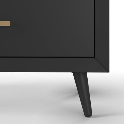 Child Craft Cranbrook 4 Drawer Dresser with Anti-Tip Kit, Pine Wood, Ebony