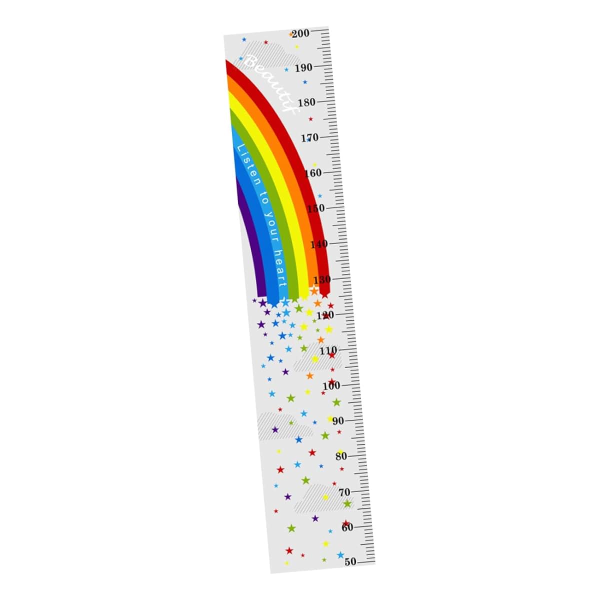 Artibetter Waterproof Height Chart Wall Decal for Kids Room