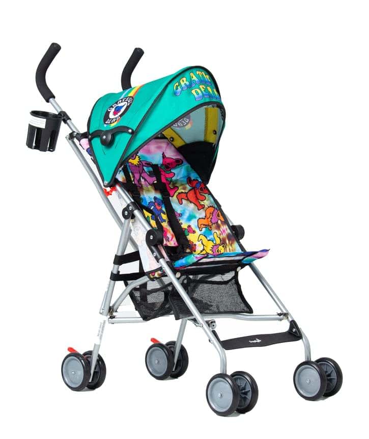 Grateful Dead Ultralight Umbrella Stroller, with Canopy, and Shoulder Strap by daphyls