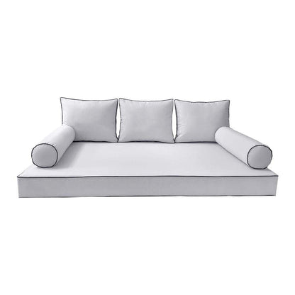 Prolinemax Style 3 Daybed Mattress and Bolster Cushion Covers, Crib Size
