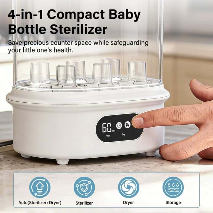 mamaEase Bottle Sanitizer 4-in-1 Fast Electric Sanitizing & Drying Machine (photo 3)