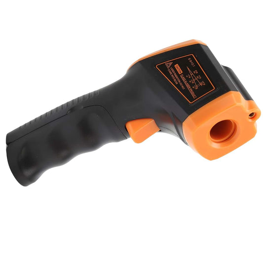 01 Infrared Thermometer, Temperature Gun Strict Quality Control for Hot Engine Parts(Orange)