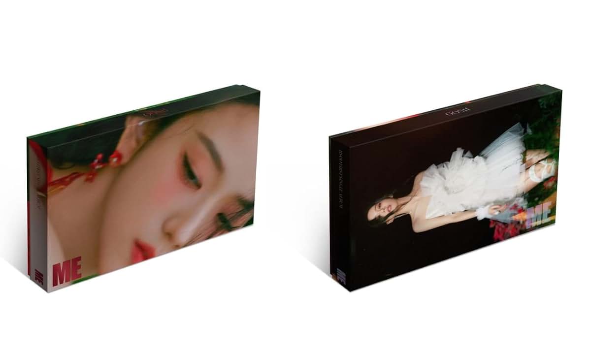 JISOO First Single Album - Black Version CD with Folded Poster