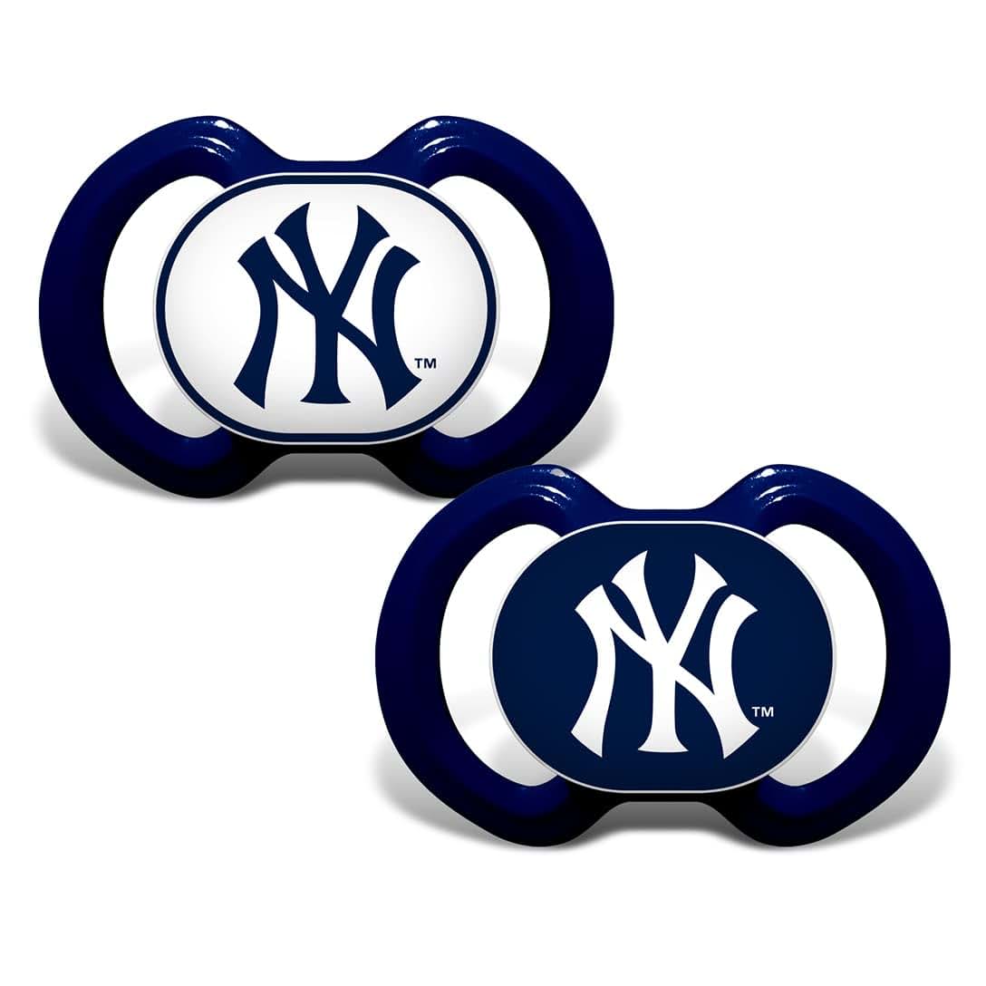 Baby Fanatics Nyy2000: New York Yankees Pacifier 2-Pack