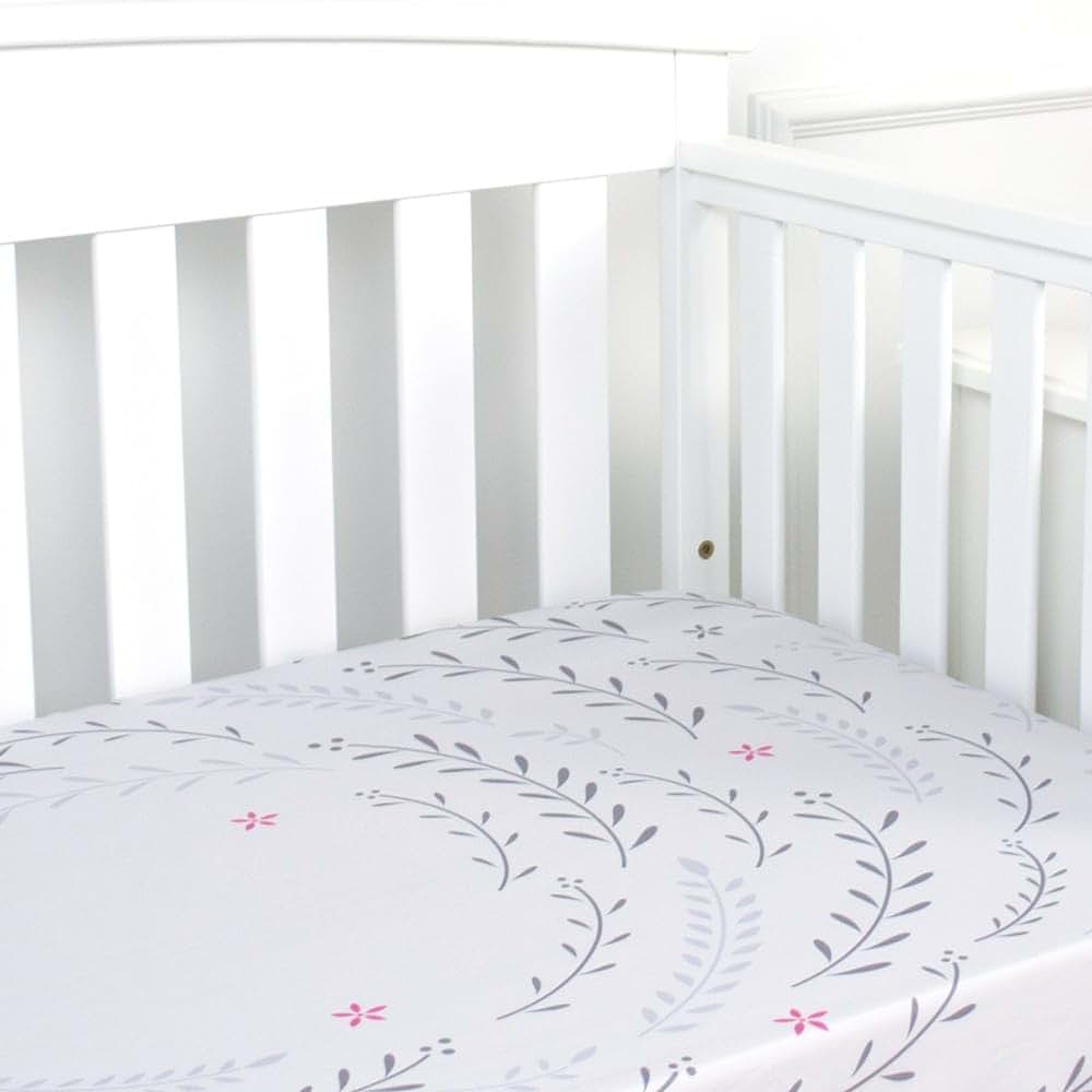 JHLCARPET Safari World Baby Crib Bedding Set, 3pcs