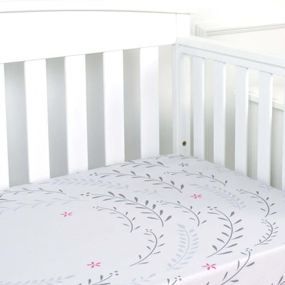 JHLCARPET Safari World Baby Crib Bedding Set, 3pcs