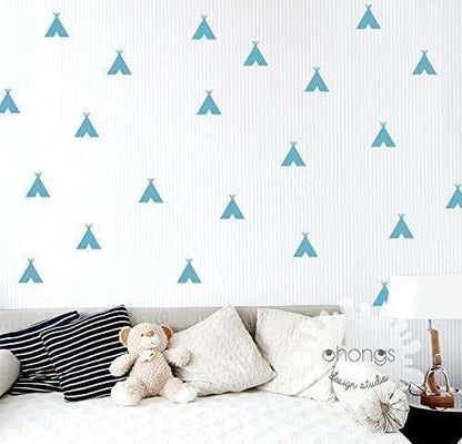 Ohongs Design Studio TeePee Wall Decal for Kids Nursery