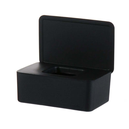 LINGNI Wipes Dispenser and Baby Diaper Wipes Case in Black