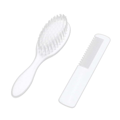 Rooyar Soft Hair Brush And Comb Set With Ergonomic Handles
