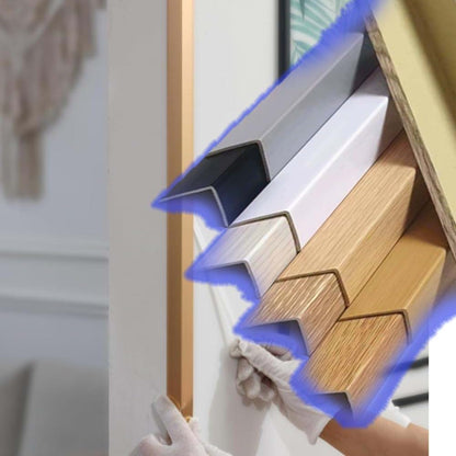 NILZA PVC Corner Guard 89 Degrees Wall Corner Protector Self Adhesive Walls Edge Protector, 1" Wide Wall Corner
