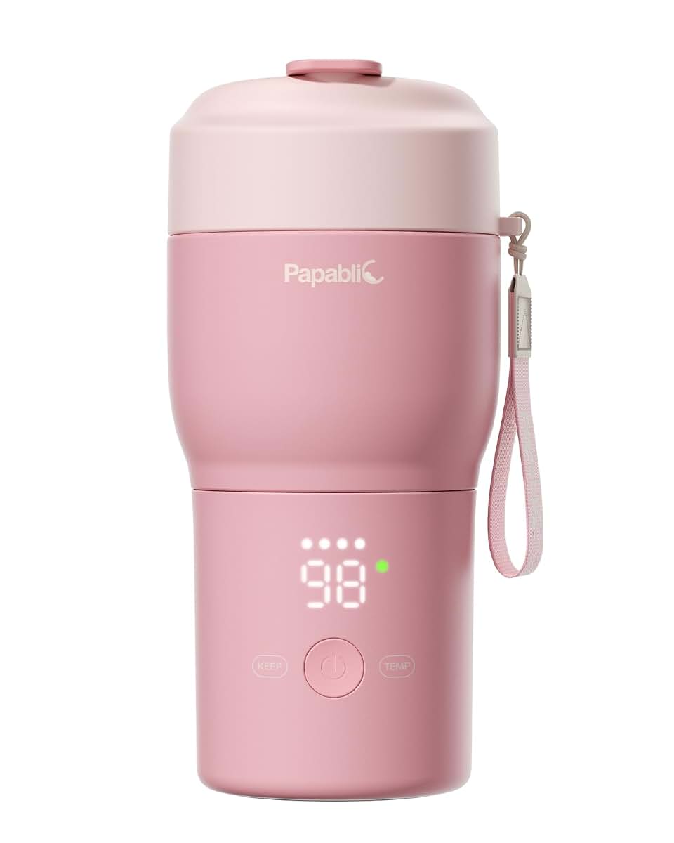 Papablic Portable Bottle Warmer For Fast Warming and Travel Use
