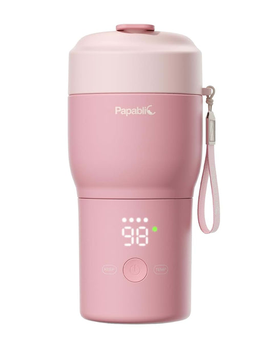Papablic Portable Bottle Warmer For Fast Warming and Travel Use
