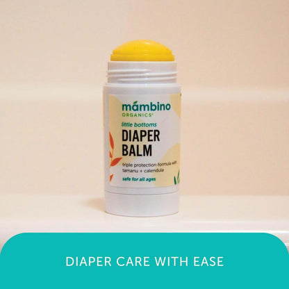 Mambino Organics Little Bottoms Diaper Balm, Baby Essentials Diaper Rash Cream, Newborn Essentials Must Haves (photo 3)