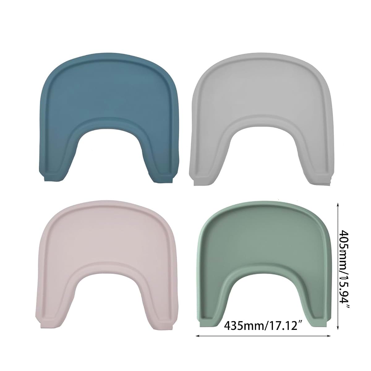 Silicone Chair Tray Mat for Stokke Dining Chairs - Foldable Baby Feeding Mat