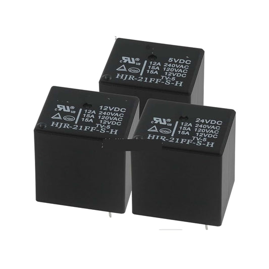 Qzlibefud 5pc Lot Power Relay Kit for 5V, 12V, and 24V DC Systems