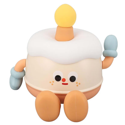 Hamwesh LED Night Lamp, Soft Silicone Birthday Cake Night Light for Kids with Phone Holder & 3 Level Dimming