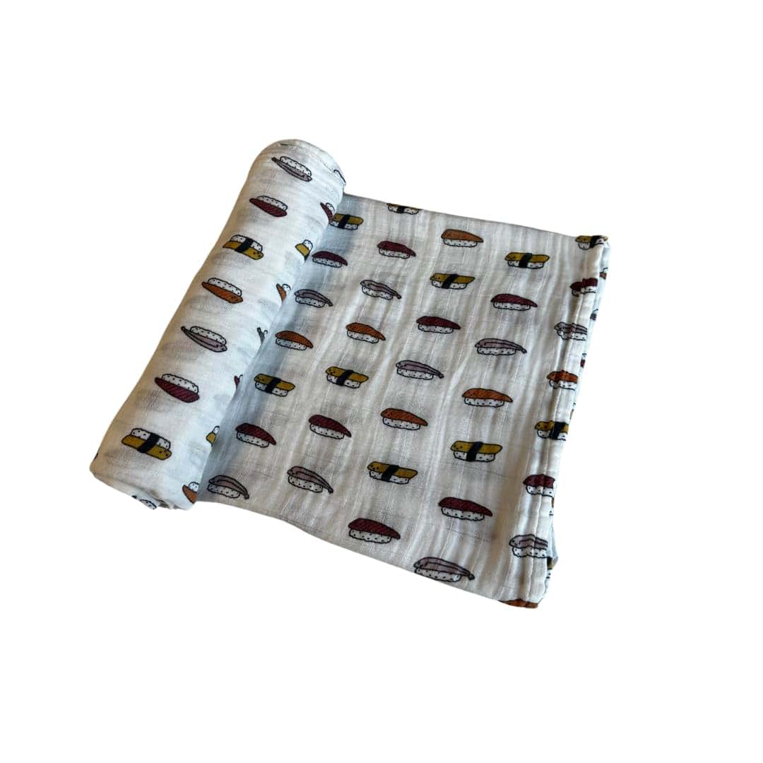 Little Bellwoods Swaddle Wrap Blanket | Organic Cotton Muslin Viscose Blend