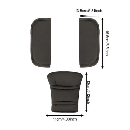 Dynwave Baby Stroller Shoulder Cover And Crotch Pad Set