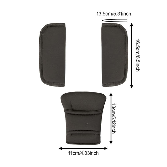Dynwave Baby Stroller Shoulder Cover And Crotch Pad Set