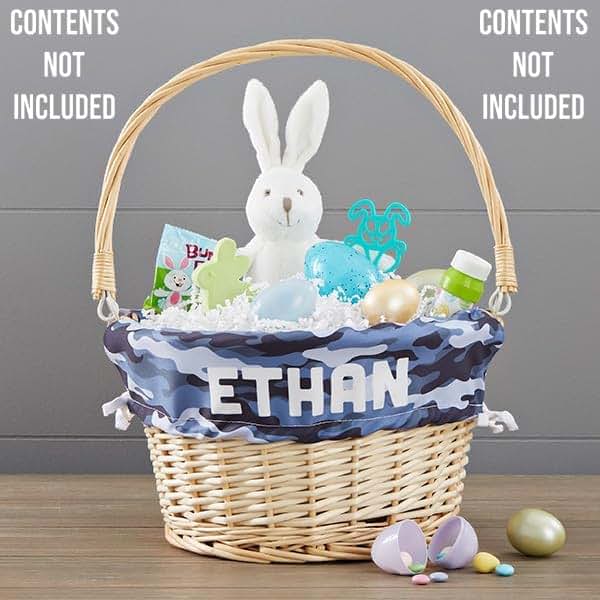 Personalization Universe Camo Willow Easter Basket with Folding Handle (photo 3)