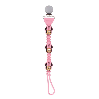 Minnie Mouse Silicone Pacifier Clip Holder for Baby Accessories