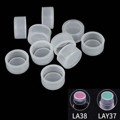 BabyOneStop 10-Piece Rubber Push Button Switch Cap 22mm Mount Clear Cover